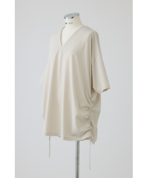 RIM.ARK tシャツ Side drawstring big T-shirts サイドドロー