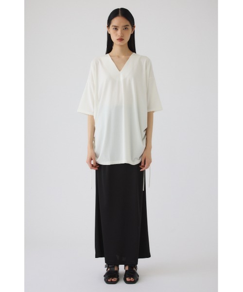 RIM.ARK tシャツ Side drawstring big T-shirts サイドドロー