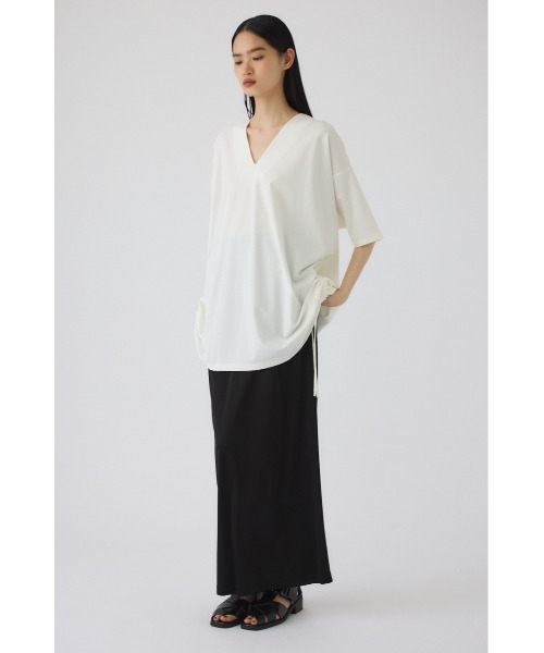 RIM.ARK tシャツ Side drawstring big T-shirts サイドドロー