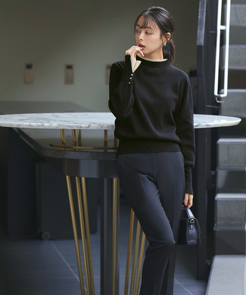 「RUIRUE BOUTIQUE」 長袖ニット M ブルー レディース_画像3