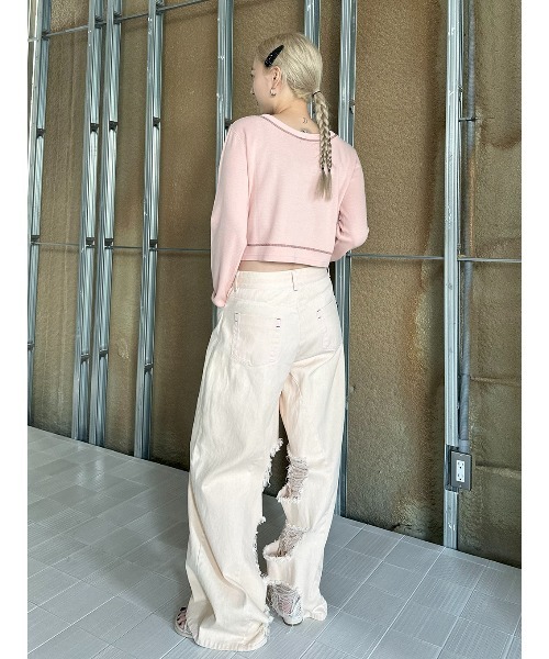 ELCHELE パンツ ELCHELE（エルチェレ） ジーンズ デニム デニムパンツ INSIDE RIPPED