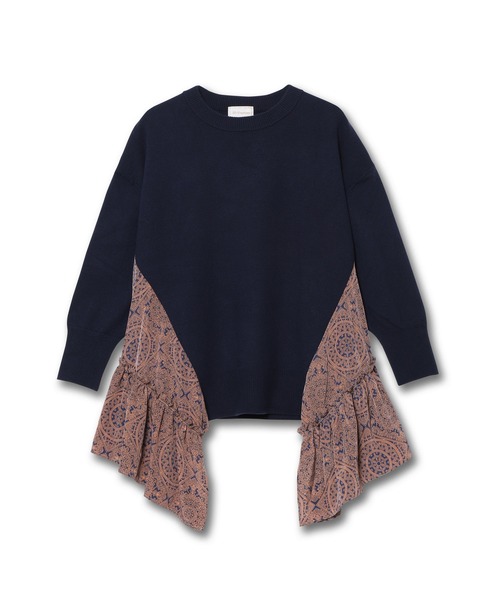 「Re.Verofonna」 長袖ニット MEDIUM グリーン レディース_画像2