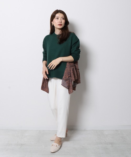 「Re.Verofonna」 長袖ニット MEDIUM グリーン レディース_画像5
