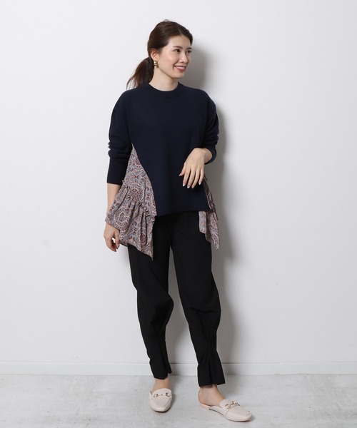 「Re.Verofonna」 長袖ニット MEDIUM グリーン レディース_画像9