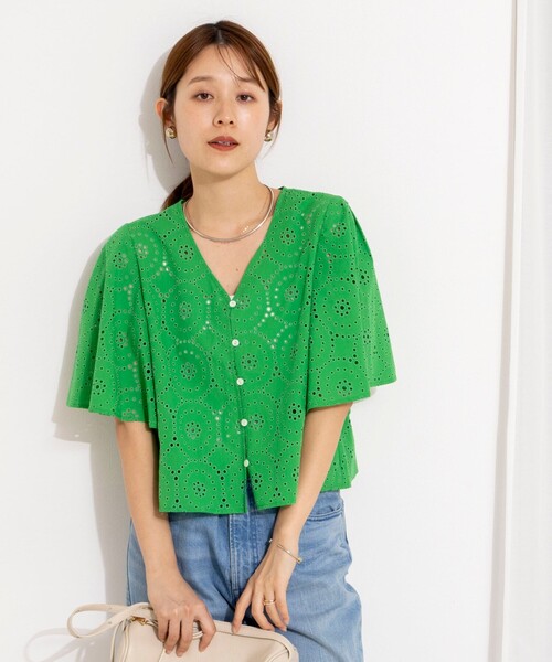 NOLLEY'S（ノーリーズ） ブラウス シャツ 半袖 「セットアップ対応