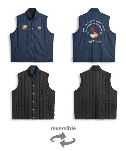 ダウンベストリバーシブル サプレックスリバーシブルベスト│SUPPEX REVERSIBLE VEST（ダウン