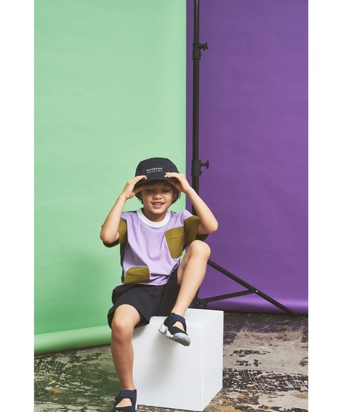 「maarook」 「KIDS」半袖カットソー 100cm パープル キッズ_画像4