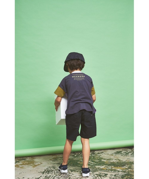 「maarook」 「KIDS」半袖カットソー 100cm パープル キッズ_画像5