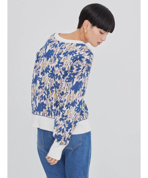 「AMERICAN HOLIC」 ニットカーディガン L アイボリー レディース_画像5