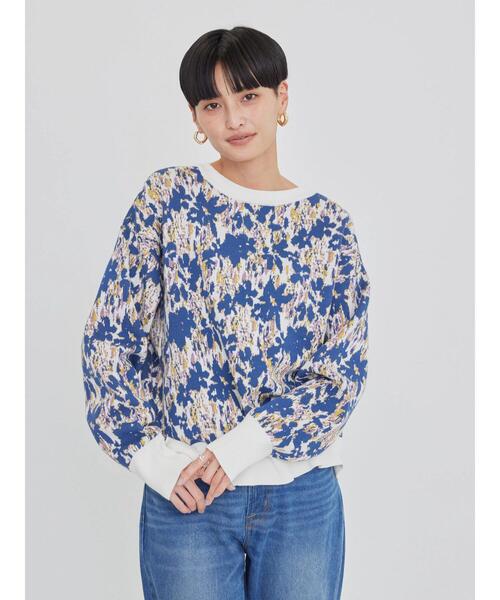 「AMERICAN HOLIC」 ニットカーディガン L アイボリー レディース_画像6