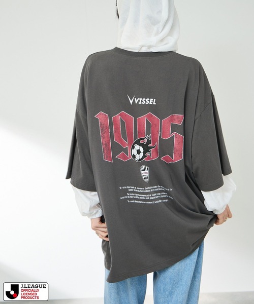 tシャツ ヴィッセル神戸 デザインTシャツ/Jリーグ VISSEL KOBE メンズ