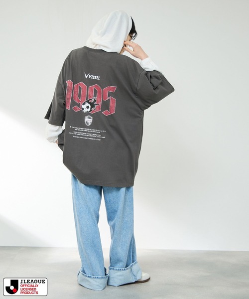 tシャツ ヴィッセル神戸 デザインTシャツ/Jリーグ VISSEL KOBE メンズ