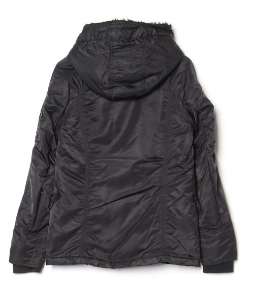 「Alpha Industries」 ブルゾン 2 ブラック レディース_画像2