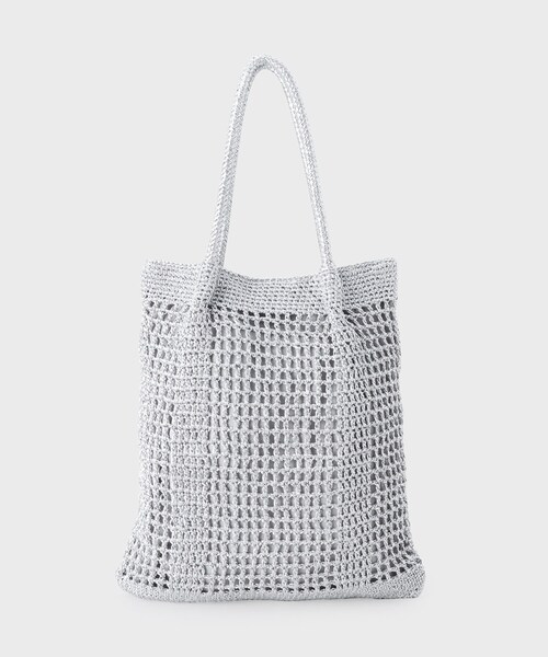 UNTITLED（アンタイトル） トートバッグ メタリックメッシュフラット
