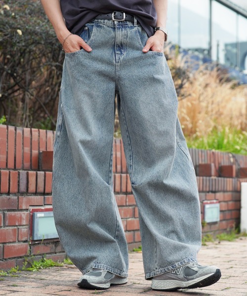 JIGGYS SHOP（ジギーズショップ） ワイドパンツ ジーンズ コクーン