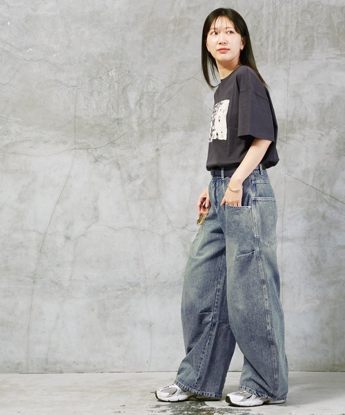 JIGGYS SHOP（ジギーズショップ） ワイドパンツ ジーンズ コクーン