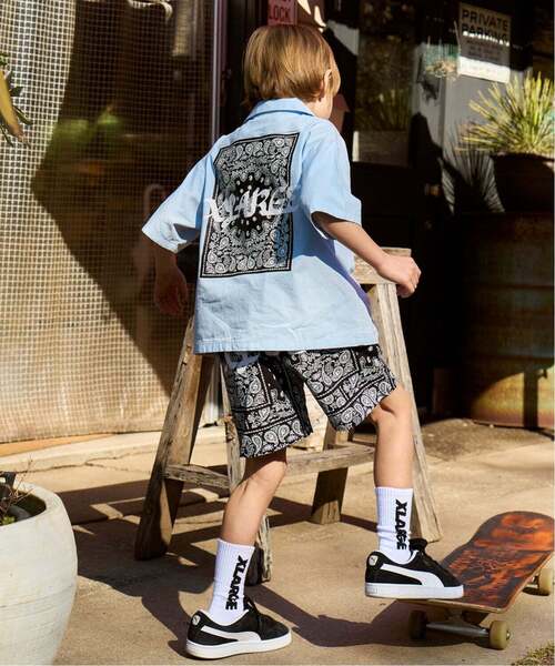XLARGE KIDS（エクストララージ キッズ） パンツ バンダナ総柄 パナマ