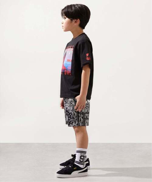 美品✨ MARK&LONA ショートパンツ 総柄 スカル 黒 XL XLARGE KIDS（エクストララージ キッズ） パンツ バンダナ総柄 パナマ
