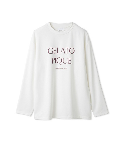 gelato pique（ジェラートピケ） 長袖カットソー S-M オフホワイト