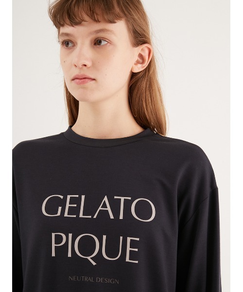 gelato pique（ジェラートピケ） 長袖カットソー S-M オフホワイト
