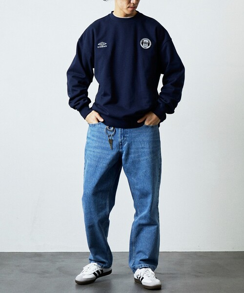 umbro（アンブロ） スウェットカットソー LARGE ネイビー メンズ
