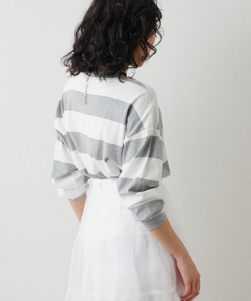 whim gazette(ウィムガゼット) 長袖カットソー サイズF レディース美品  - 黒 ハイネック Whim Gazette（ウィム ガゼット） 長袖カットソー FREE ブラック