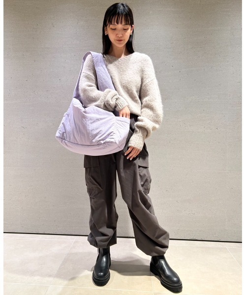 「emmi」 カーゴパンツ 0 ライトベージュ レディース_画像5