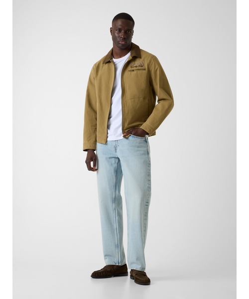 GUESS（ゲス） ブルゾン アウター WASHED Cotton Jacket ジャケット 