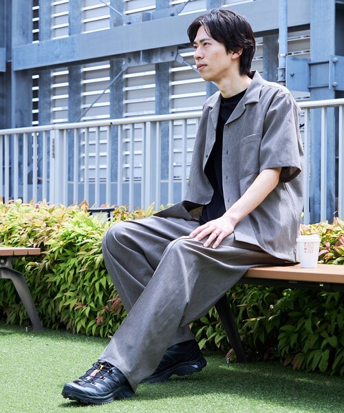 SHIPS（シップス） シャツ 半袖 SHIPS:「セットアップ対応/ 撥水