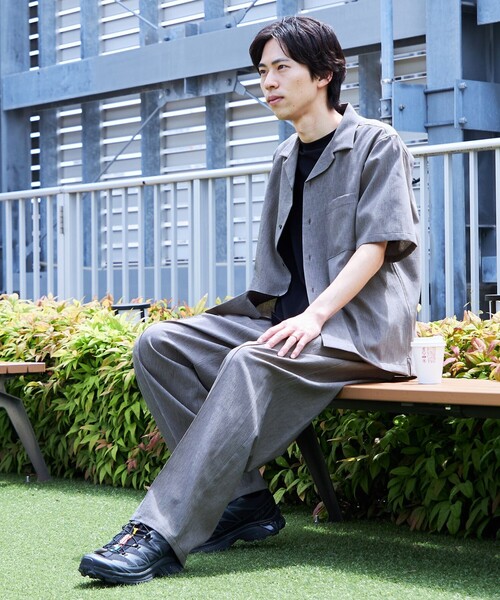 SHIPS（シップス） シャツ 半袖 SHIPS:「セットアップ対応/ 撥水