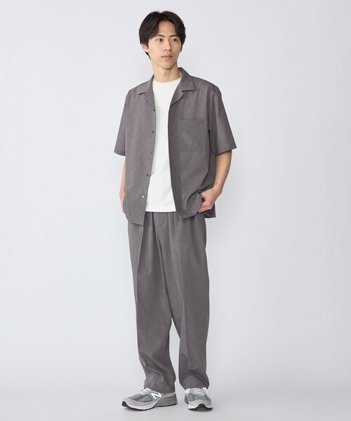 SHIPS（シップス） シャツ 半袖 SHIPS:「セットアップ対応/ 撥水
