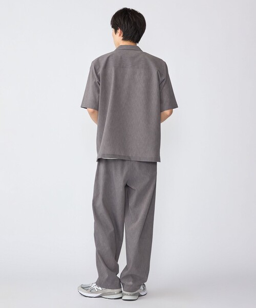 TFW49グレーショートスリーブシャツ＆ショートパンツ&キャップセットアップ SHIPS（シップス） シャツ 半袖 SHIPS:「セットアップ対応/ 撥水