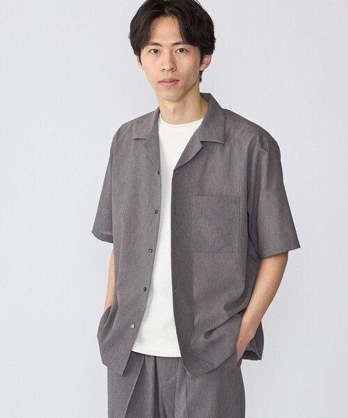 SHIPS（シップス） シャツ 半袖 SHIPS:「セットアップ対応/ 撥水