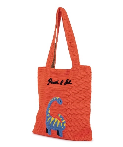 「PAUL & JOE ACCESSOIRES」 トートバッグ FREE オレンジ レディース_画像5