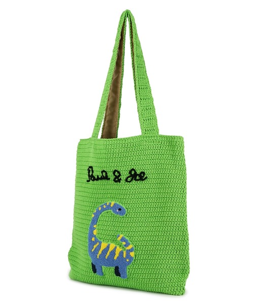 「PAUL & JOE ACCESSOIRES」 トートバッグ FREE オレンジ レディース_画像9