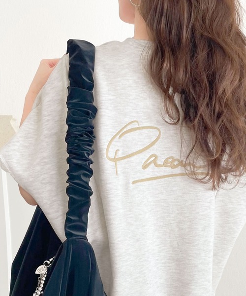 「classicalelf」 スウェットカットソー MEDIUM グレー レディース_画像9