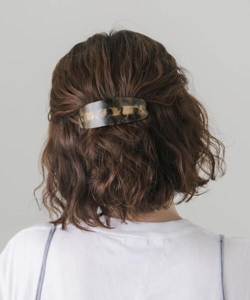 SMELLY（スメリー） ヘアクリップ ニュアンスマーブルバレッタ