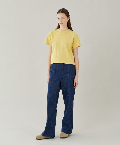「Bshop」 半袖Tシャツ 2 チャコール レディース_画像3
