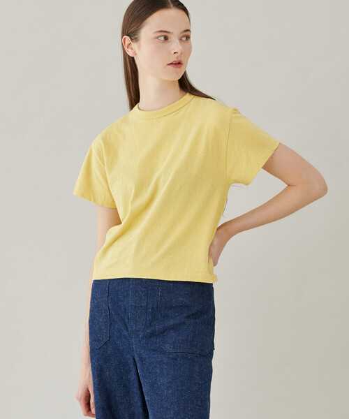 「Bshop」 半袖Tシャツ 2 チャコール レディース_画像4