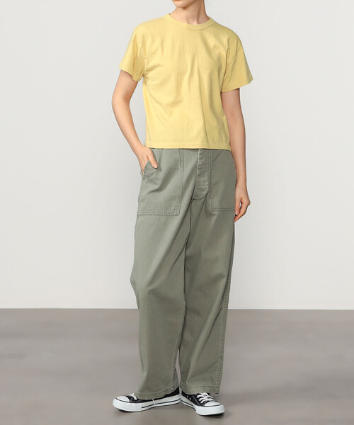 「Bshop」 半袖Tシャツ 2 チャコール レディース_画像5