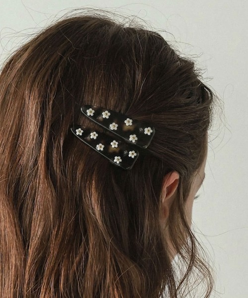 at. ヘアクリップ 「at.」プティフラワーヘアピン（2個set