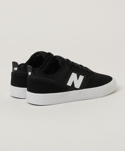 「New Balance」 ローカットスニーカー 25.0cm ブラック×ホワイト メンズ_画像2
