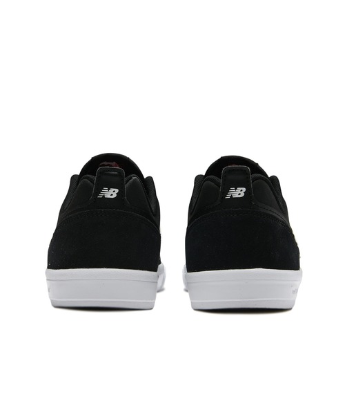 「New Balance」 ローカットスニーカー 25.0cm ブラック×ホワイト メンズ_画像5