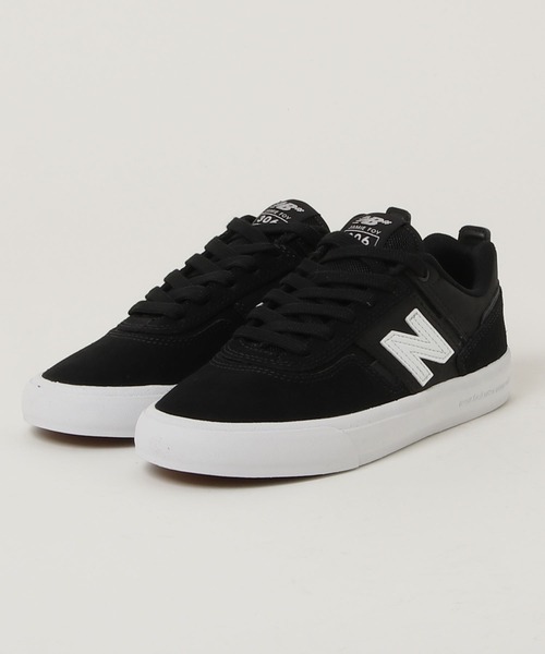 「New Balance」 ローカットスニーカー 25.0cm ブラック×ホワイト メンズ_画像9