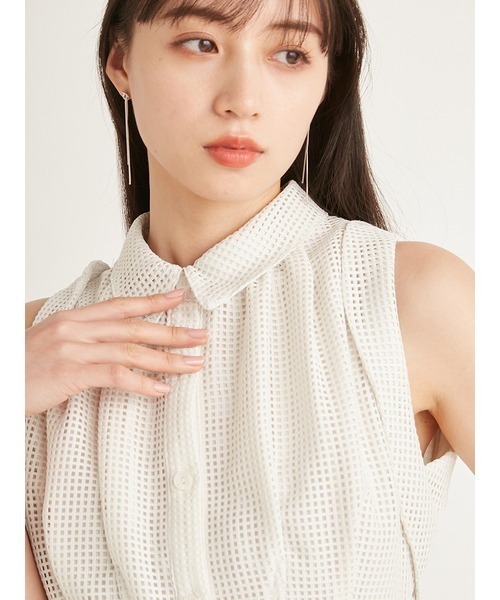 「SNIDEL」 シャツワンピース 0 ブラック レディース_画像8