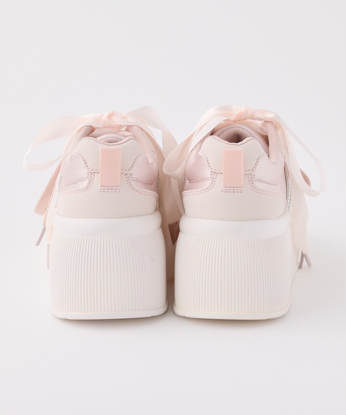 「one after another NICE CLAUP」 ローカットスニーカー M サックスブルー レディース_画像4