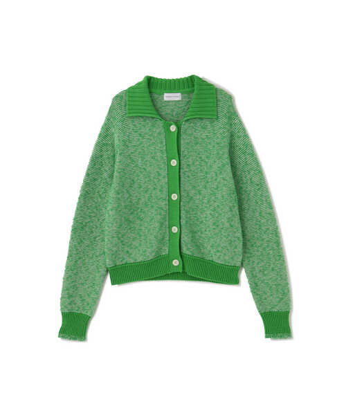 「human woman」 ニットカーディガン MEDIUM ネイビー レディース_画像6