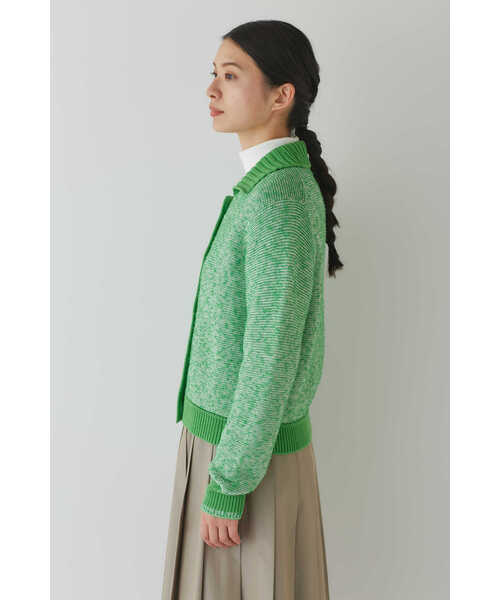 「human woman」 ニットカーディガン MEDIUM ネイビー レディース_画像9