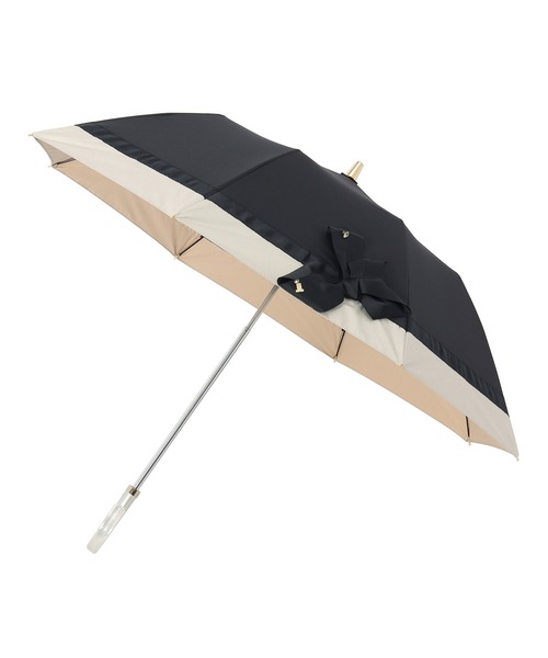 LANVIN en Bleu 折りたたみ傘 遮光 晴雨兼用折りたたみ日傘 楽折