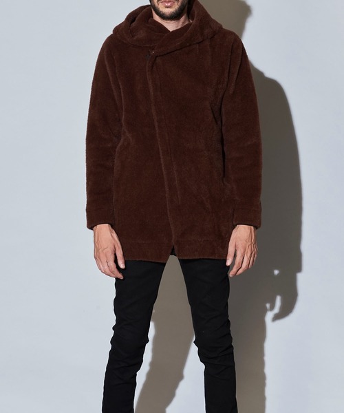 NO ID.（ノーアイディー） コート ジャケット 「NO ID.」Shaggy Knit